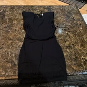 NWOT Small socialite dress with shoulder pads. A73